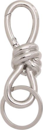 Petit Moments Knot Keychain in Silver at Nordstrom