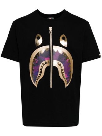 A Bathing Ape T-shirt con stampa - Nero