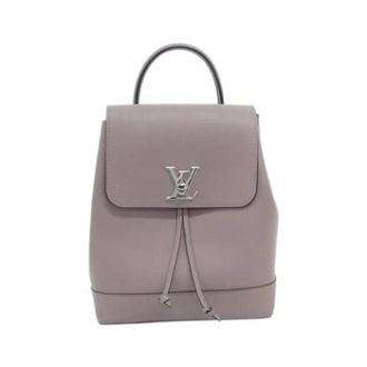 Louis Vuitton Pre-owned Backpack - Dames - Vintage Rugzakken - Grijs - ONE Size - Leer - Vintage