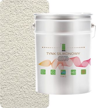 OEM Revestimiento Exterior De Silicona Para Fachadas, Blanco Beige Claro, 1,5 Mm, Calidad Premium, 15 Kg