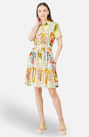Yumi Sun Patchwork Print Shirt Dress in Multi at Nordstrom, Size 12