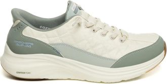 Skechers Slip-ins: Contour Foam - Cozy Fit - Dames - Hardloopschoenen - Beige - 39 EU - Fitness