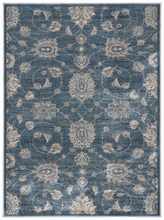 Safavieh Alfombra viscosa blu/neutrale 122 x 183 cm