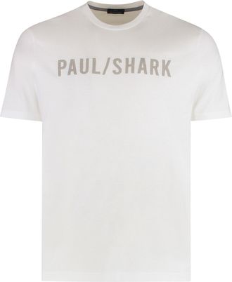 Paul & Shark T-shirt In Cotton Jersey With Logo