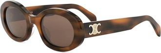 Celine Stijlvolle zonnebril - Schildpad - unisex - Zonnebrillen - Bruin - ONE Size - Accessoires
