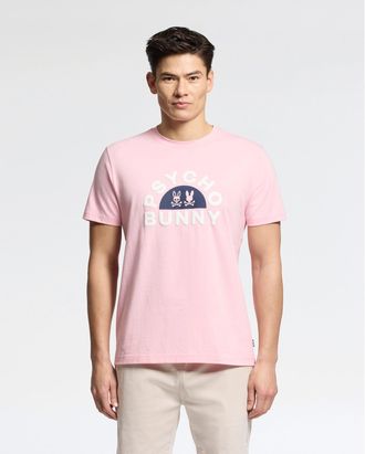 Psycho Bunny Mens Goldie Graphic Tee 681 ROMANCE ROSE / XXXL