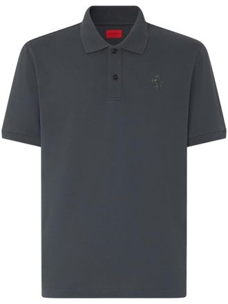 Ferrari Prancing Horse Cotton Piqu&eacute; Polo Shirt