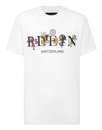 Philipp Plein Jersey T-shirt Round Neck SS Tattoo