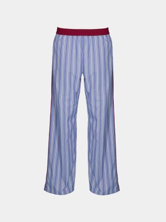 S&eacute;bline Officers Piccadilly Stripe Cotton Trousers Size: M/L