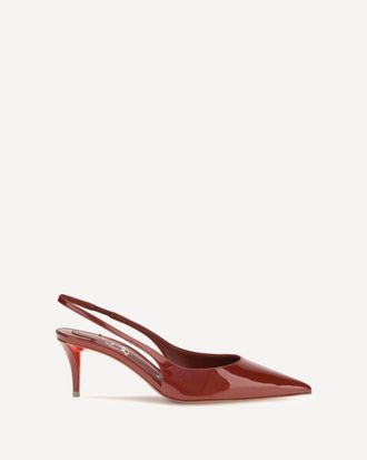 Christian Louboutin Miss Z Slingback patent leather Pumps Female 37.5