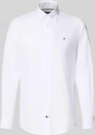 Tommy Hilfiger Regular Fit Businesshemd aus reiner Baumwolle in Weiss, Größe 39