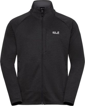 Jack Wolfskin Anytrail Fullzip Fleecejacke f&uuml;r Herren | schwarz