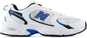 New Balance Unisex 530 Atalanta in Bianco/Blu/Nero, Sintetica, Taglia 42.5