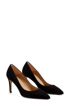 L.k. Bennett Floret Pointed Toe Pump in Black at Nordstrom, Size 9Us
