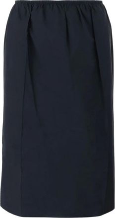 Carven Rokken, Dames, Blauw, S, Nylon, Nylon Rok