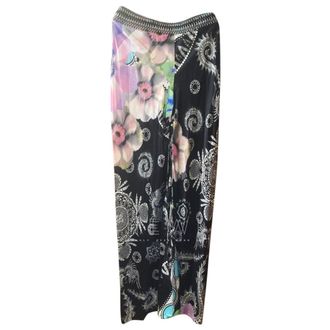 Roberto Cavalli Class Cavalli Floral Paisley Wide Leg Pants Size L