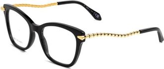 Bulgari Serpenti Viper Eyeglasses - Dames - Brillen - Zwart - 52 MM - Accessoires