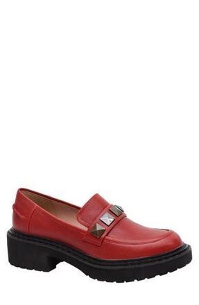 Linea Paolo Essex Platform Loafer in Dark Red at Nordstrom Rack, Size 10