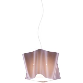 Linea Zero Suspensi&oacute;n De Metal Rosa En Metal Cromado Cm. 25x25h