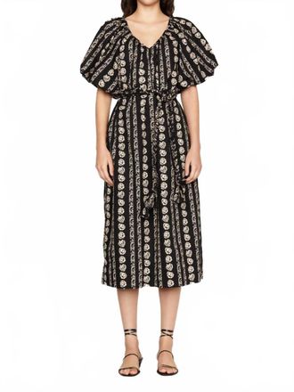 Marie Oliver Foster Midi Dress In Racen Rows