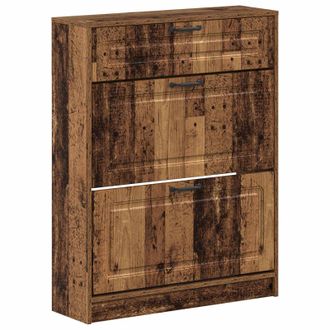 vidaXL Armario Zapatero Utrecht 78 X 24 X 100 Cm Madera De Ingenier&iacute;a Vidaxl