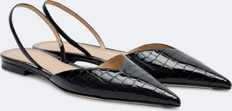 Victoria Beckham Victoria leather slingback flats