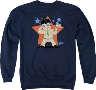Gildan Elvis Presley Lil G I Adult Crewneck Sweatshirt