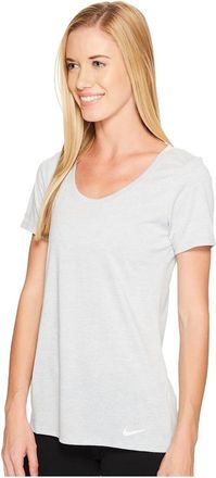 Nike Dri-Fit Yoga T-Shirt In Gray