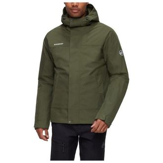 Mammut Treeline Hardshell Thermo Hooded Jacket Winterjacke f&uuml;r Herren | oliv