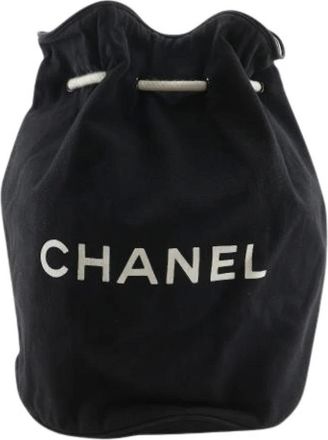 Chanel Pre-owned Bucket Bags, female, Black, Size: ONE SIZE Pre-owned Vintage Bucket Bag