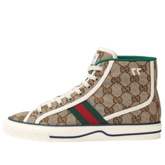 Gucci (WMNS) Gucci Tennis 1977 High Top GG White Red Green 627838-HVK70-9765