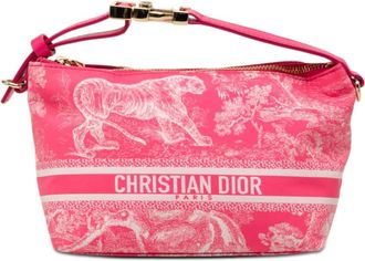 Dior Pre-owned Dior Small Technical Fabric Toile de Jouy Reverse DiorTravel Nomad Pouch Ladies OGARVLEDZZ1LFDUX