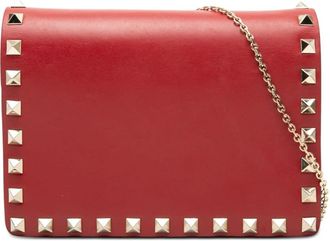 Valentino Pre-owned Valentino Leather Rockstud Chain Pouch Ladies 4N9FX1EZLFTJ1IDK