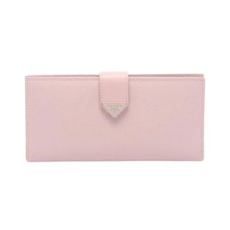 Prada Pre-owned Wallets, female, Pink, Size: ONE SIZE Pre-owned Long Wallet (bi-fold)