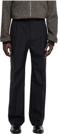 Winnie New York Zwarte Formele Broek - Heren - Nette broeken - Zwart - L - Wol - Broeken