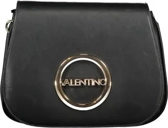 Valentino Tassen, Dames, Zwart, ONE Size, Circle Logo Crossbody Bag