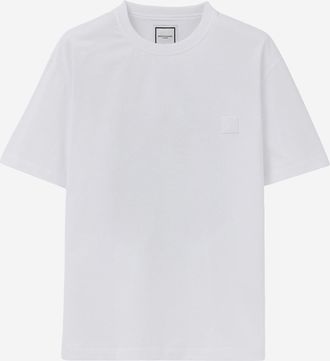 Wooyoungmi Wei&szlig;es Baumwoll-T-Shirt