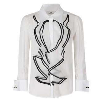 Elisabetta Franchi Donna, Camicette, Bianco, L, new
