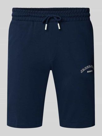 Jack & Jones Jack & Jones Shorts mit Logo-Print Modell GORDON in Marine, Gr&ouml;&szlig;e XXL