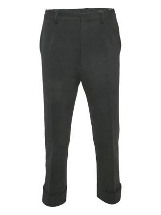Prada Pantaloni dritti in gabardine - Nero