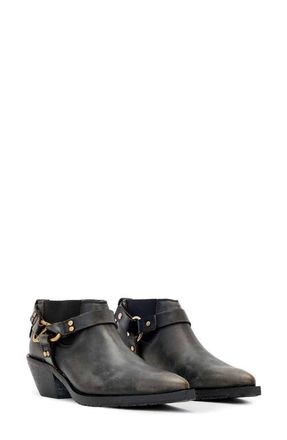 AllSaints Maisy Western Bootie in Dark Brown at Nordstrom, Size 10.5Us