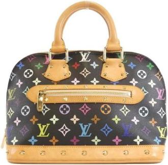 Louis Vuitton Pre-owned Handbags, female, Black, Size: ONE SIZE Pre-owned Canvas louis-vuitton-bags