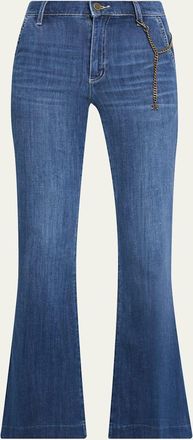 Kobi Halperin Keren Flare-Leg Denim Pants