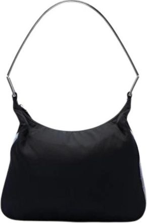 Prada Pre-owned Vintage Schoudertas - Dames - Vintage Schoudertas - Zwart - ONE Size - Leer - Vintage