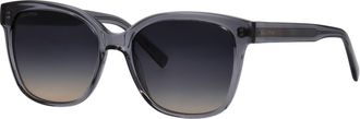 Marc O'Polo Sonnenbrille MARC OPOLO Modell 506235, Damen, grau, transparent, durchscheinend, leicht gl&auml;nzend, Sonnenbrillen Sonnenbrille, Form Butterfly, Logoschr