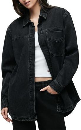 Hudson Denim Jacket in Stone Black at Nordstrom Rack, Size X-Small