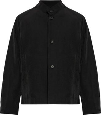 Issey Miyake Giacca con collo alto - - Jackets - Uomo - Nero - L