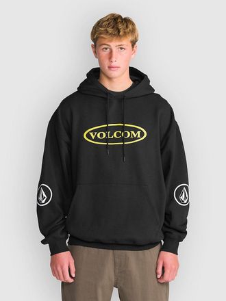Volcom Remastered Stone Po Felpa con Cappuccio nero