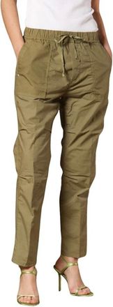 Mason's Broeken, Dames, Groen, 3Xs, Katoen, Cargo Jogger Broek in Parachute Canvas