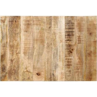 vidaXL Cabecero De Cama 120 Cm Madera Maciza De Mango Rugoso Vidaxl